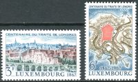 (1967) MiNr. 746 - 747 ** - Luxemburg - 100 Jahre Londoner Vertrag