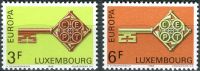 (1968) MiNr. 771 - 772 ** - Lucembursko - Europa