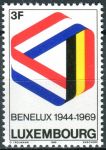 (1969) MiNr. 793 - ** - Lucembursko - 25. výročí podepsání Celní úmluvy Beneluxu