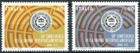 (1972) MiNr. 1373 - 1374 ** - Itálie - 60. konference meziparlamentní unie