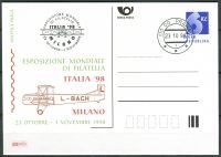 (1998) CDV 32 O - P 39 - Milano 98 - razítko + kašet