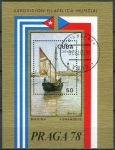 (1978) MiNr. 2336 - Block 55 - O - Kuba - Internationale Briefmarkenausstellung „PRAGA ‘78“, Prag