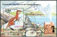(1983) MiNr. 2740 - Block 77 - O - Kuba - Briefmarkenausstellung TEMBAL ’83, Basel