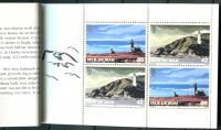 (1996) MiNr. 661 - 666 ** - Isle of Man - Markenheftchen (MH35) - Leuchttürme