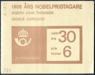 (1966) MiNr. 566 D ** - Schweden - Markenheftchen - Nobelpreisträger des Jahres 1906