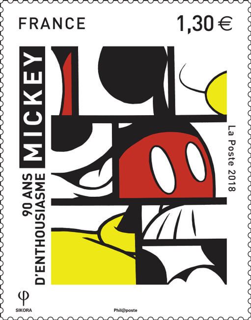 (2018) MiNr. 7112 ** - Francie - Mládež: 90 let Mickey Mouse