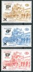 (1970) MiNr. 64 - 66 ** - Belgien - Postpaketmarken - Bahnhöfe