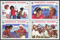 (1985) MiNr. 54 - 57 ** - Marshallovy ostrovy - 4-bl - Mezinárodní rok mládeže
