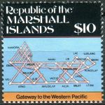 (1987) MiNr. 119 ** - Marshallovy ostrovy - Mapy ostrova