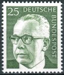 (1971) MiNr. 689 ** - Německo - Spolkový prezident Gustav Heinemann (II)