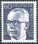 (1971) MiNr. 690 ** - Německo - Spolkový prezident Gustav Heinemann (II)
