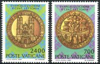 (1987) MiNr. 911 - 912 ** - Vatikán - 800. výročí křesťanské činnosti v Lotyšsku