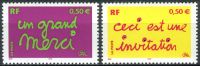 (2004) MiNr. 3780 - 3781 ** - Frankreich - Grußmarken