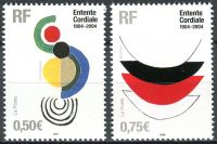 (2004) MiNr. 3801 - 3802 ** - Frankreich - 100. Jahrestag der Entente Cordiale