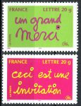 (2005) MiNr. 3911 - 3912 ** - Francie - Gratulační známky