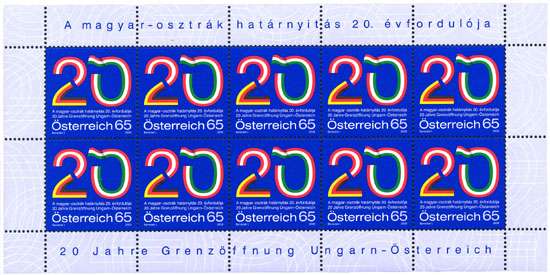(2009) Nr. 2823 ** - Österreich - KLB. - 20 Jahre Grenzöffnung Ungarn – Österreich