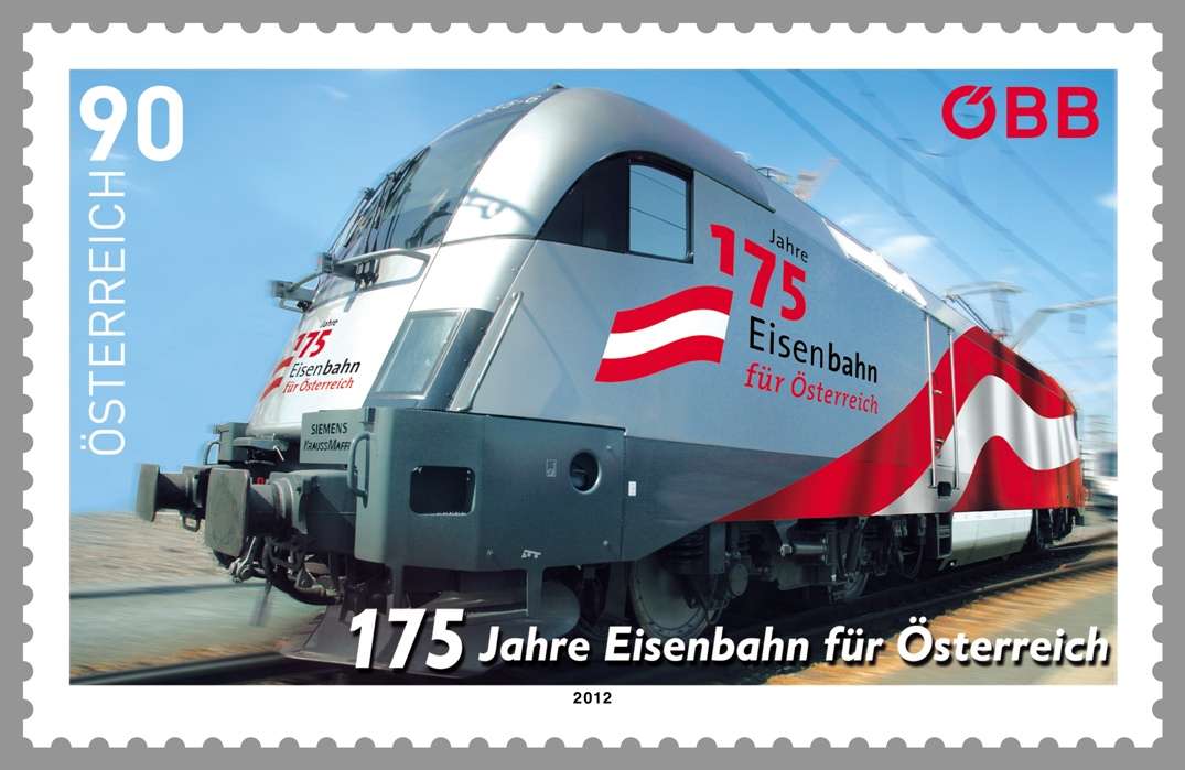 (2012) MiNr. 3040 ** - Österreich - 175 Jahre Eisenbahn für Österreich
