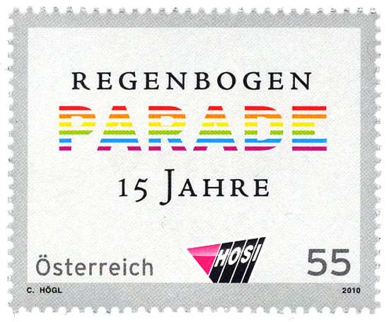 (2010) Nr. 2881 ** - Österreich - 15 Jahre Regenbogenparade