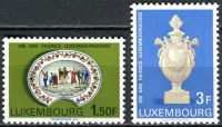 (1967) MiNr. 754 - 755 ** - Lucembursko - 200 let lucemburské fajánse