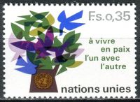 (1978) MiNr. 72 ** - OSN Ženeva - "Žít spolu v míru"