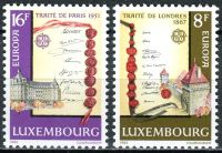 (1982) MiNr. 1052 - 1053 - ** - Lucembursko - Europa: Historické události