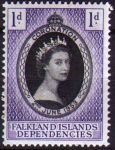 (1953) Nr. 18 ** - Falklandinseln - Dependenzen - Krönung von Königin Elisabeth II.