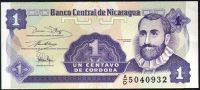 Nicaragua (P167) - 1 centavo (1991) - UNC