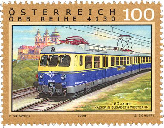 (2008) Nr. 2762 ** - Österreich - Eisenbahn - Kaiserin Elisabeth Westbahn