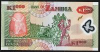 Sambia - (P45f) 1000 Kwacha (2008) - UNC Polymer