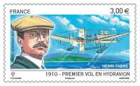 (2010) MiNr. 4838 ** - Frankreich - Briefmarke: Wasserflugzeug "Hydravion"