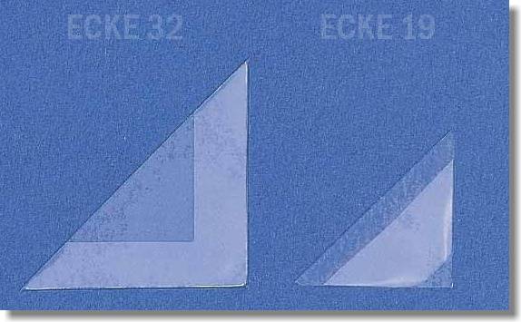 Selbstklebe-Ecken Format: 19x19 mm, 250 Stk
