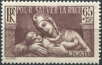 (1937) MiNr. 361 ** - Frankreich -  Gesellschaft für Gesundheitspflege