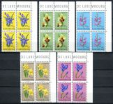 (1976) MiNr. 936 - 940 ** - Lucembursko - 4-bl - Charita: Chráněné rostliny (II)