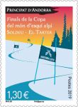 (2019) MiNr.  ** - Andorra (Fr.) - Ende des Weltcups des alpinen Skisports