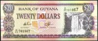 Guyana (P 30e2) - 20 dolars (2010) - drück CBNC - UNC