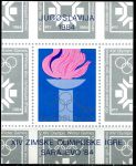 (1984) MiNr. 2033 ** BLOCK 24 - Jugoslawien - Olympische Winterspiele, Sarajevo