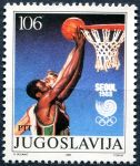 (1988) MiNr. 2267 ** - Jugoslávie - LOH Seoul - Basketball