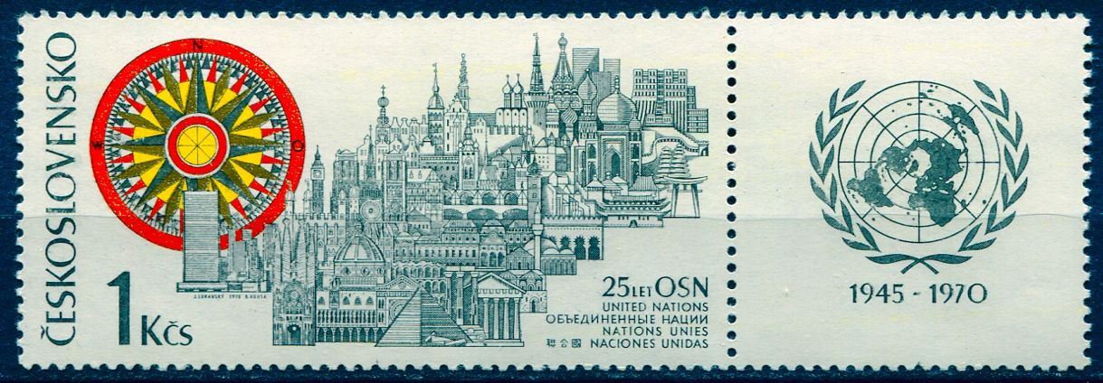 (1970) č. 1833 ** - KP - ČSSR - Výročí OSN
