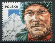 (1988) MiNr. 3155 ** - Polen - Olympisches Silber für Jerzy Kukuczka