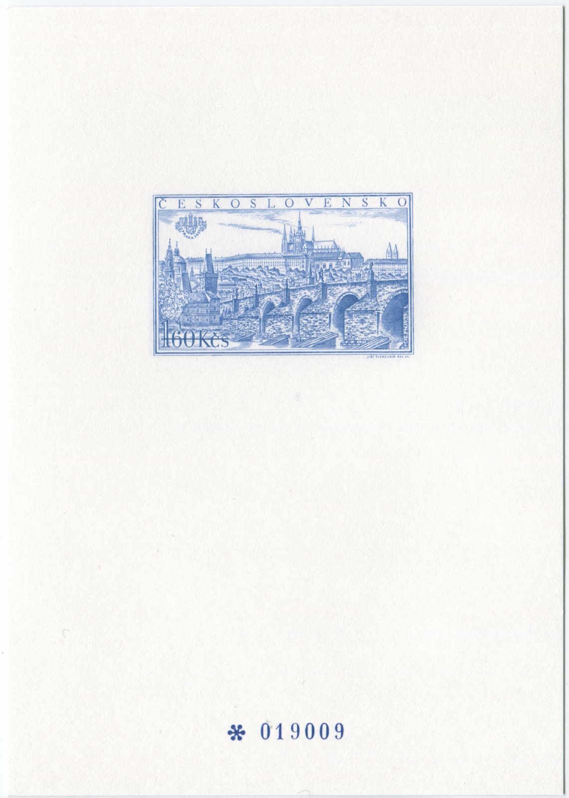 (1998) PT 8 - příležitostný tisk - příloha katalogu výstavy Praga 98