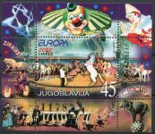 (2002) MiNr. 3078 ** - Jugoslawien - BLOCK 53 - EUROPA - Zirkus
