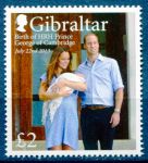 (2013) MiNr. 1567 ** - Gibraltar - Geburt von Prinz George