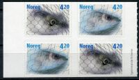 (2000) MiNr. 1355 - 1356 Du + Do ** - 4-er - Norwegen - Fischerei