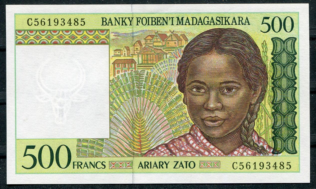 Madagaskar - (P 75b) 500 Francs (1994) - UNC | www.tgw.cz