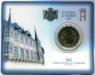 (2005) 2 € - Luxemburg - Henri + Adoplhe - Münzkarte
