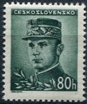 (1945) Nr. 416 ** - Tschechoslowakei - Porträts von M. R. Štefanik