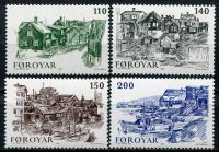 (1981) MiNr. 59 - 62 ** - Färöer Inseln - Alt Torshavn