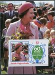 (1986) MiNr. 549 ** - Britische Jungferninseln - BLOCK 27 - Königin Elisabeth II.