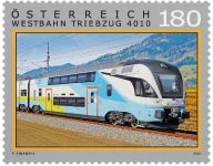 (2021) MiNr. 3572 ** - Österreich - Eisenbahnen (XXVII.): Satz 4010 Typ KISS