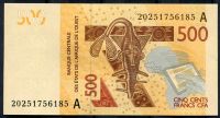 CFA- Elfenbeinküste (A) - (P 119 Ai) 500 Francs (2020) - UNC